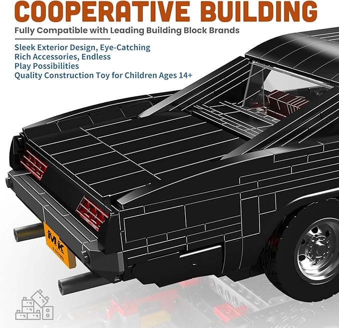 Mould King 10199 MOC Racing Car Model Kits Vehicle Blocks Set Toys Model Suitable for 14+ Years Old to Build House Decoration Gifts for Adults