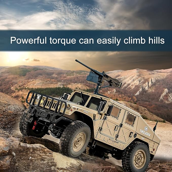C8835 1:12 Scale Military RC Car with 3 500mah Battery 2.4GHz Remote Control Vehicle Simulation Off-Road Climbing VehicleRemote Control Truck-4x4 Off-Road RC Trucks Army Rock Crawler Humme