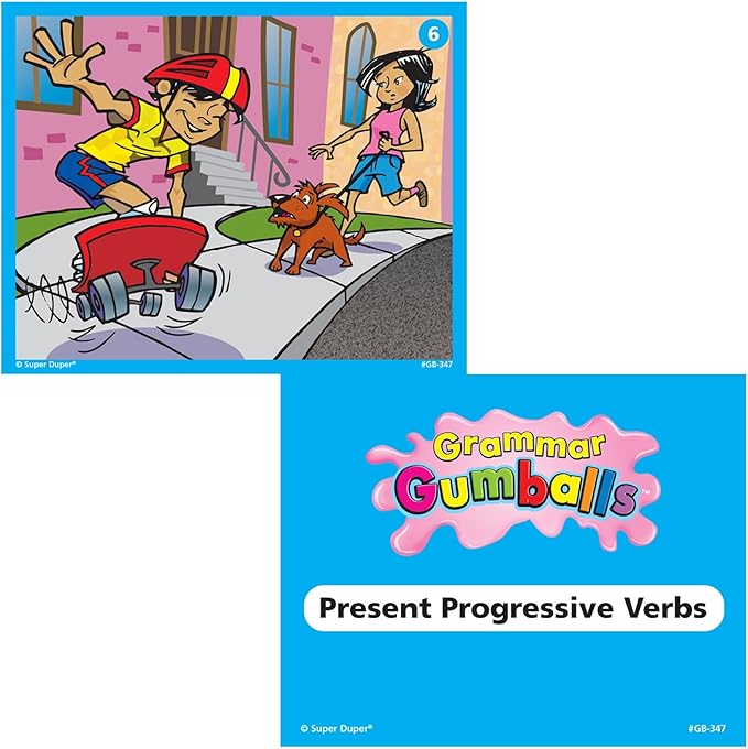 Super Duper Publications | Grammar Gumballs® Board Game | Educational Learning Resource for Children