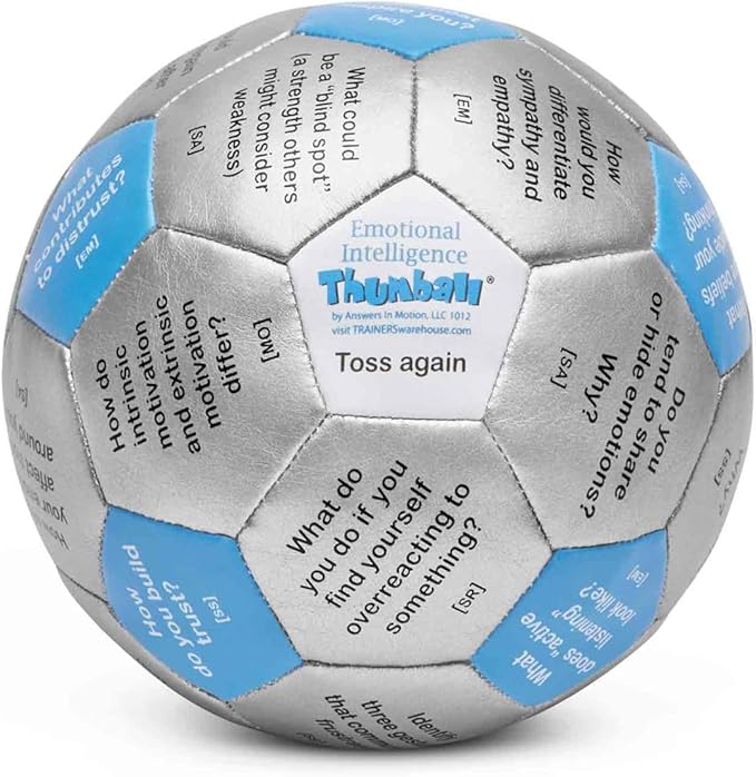 Trainers Warehouse 6 Thumball Collection 32 Prompts for Conversation Team Building Relationship and Training