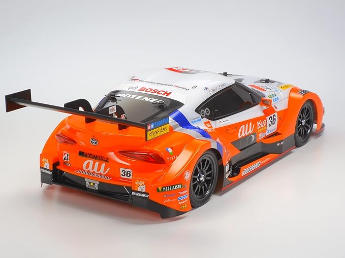 Tamiya 58703 1:10 RC au Tom's GR Supra (TT-02) Remote Controlled Car RC Vehicle Model Building Assembly Kit Unpainted