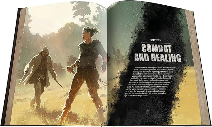 Free League Publishing The Walking Dead Universe RPG Core Rules Fantasy Horror Adventure Roleplaying Hardback RPG Book Adults Teens Ages 16+