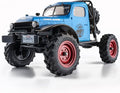 BEEZRC FMS RC Crwaler 1/24 Scale FCX24 Power Wagon RTR 4WD 2.4GHz 3CH Offroad RC Car Model Vehicle Hobby Grade Remote Control Car(Blue)