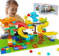 Dinosaur Marble Run Building Blocks STEM Toys for Kids Ages 3-8 | 127 Pcs Construction Set with 3 Dinos &amp Ball Run Track 4 in 1 Modular Design Learning Toys for Boys Girls Christmas Birthday Gif