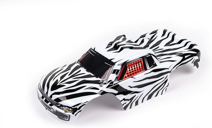 SummitLink Custom Body Compatible for 1/10 Scale RC Car or Truck (Truck not Included) (Zebra)