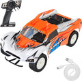 Serpent 1:24 Mini Spyder RC Car with Gyro 1/24 Scale 2.4GHz Short Course Truck All Terrain Off-Road Buggy RTR High Performance with 1 Battery 1 USB Data Cable