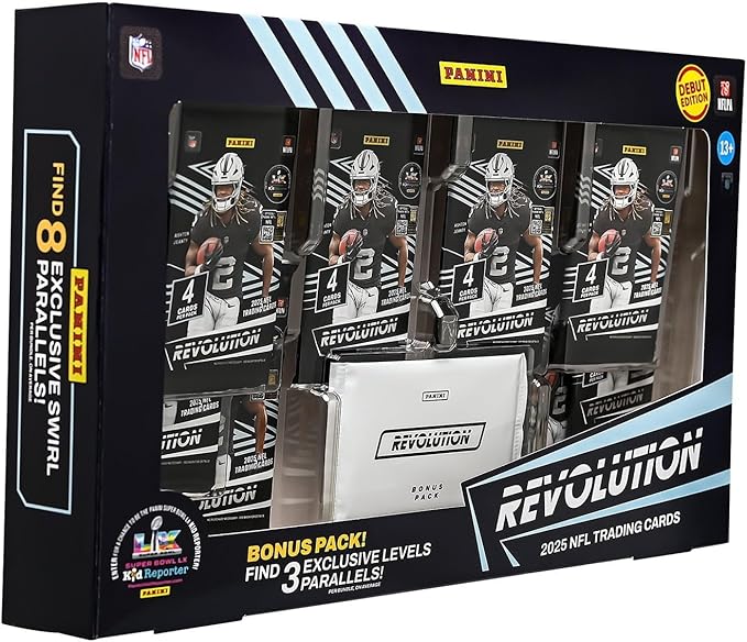 2025 Panini Revolution Football Debut Edition Trading Card Box