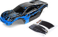 SummitLink Custom Body Muddy Blue Over Black Style Compatible for Rustler 4X4 Rustler BL-2S Rustler 4x4 Ultimate 1/10 Scale RC Car or Truck (Truck not Included) R4-BB-02