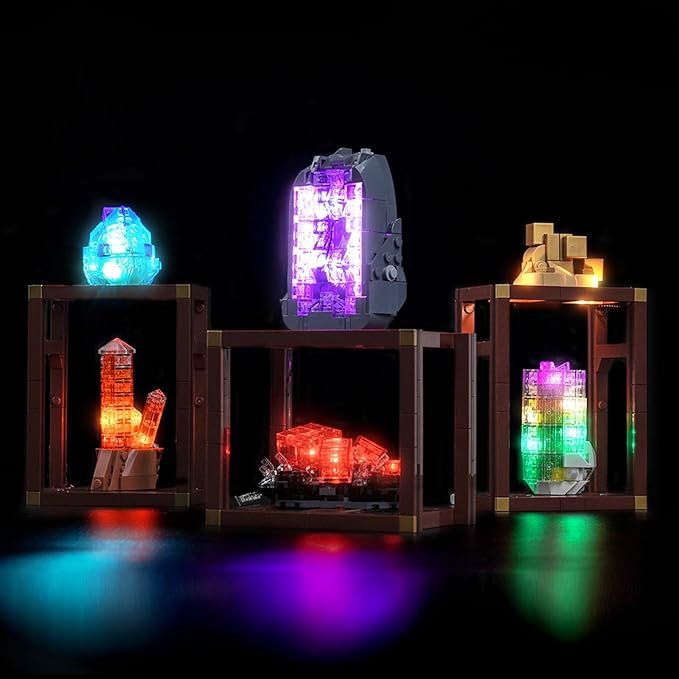 Light kit Compatible with Lego 21362 Mineral Collection - No Model Only Light LED Lighting Accessories Compatible with Lego 21362