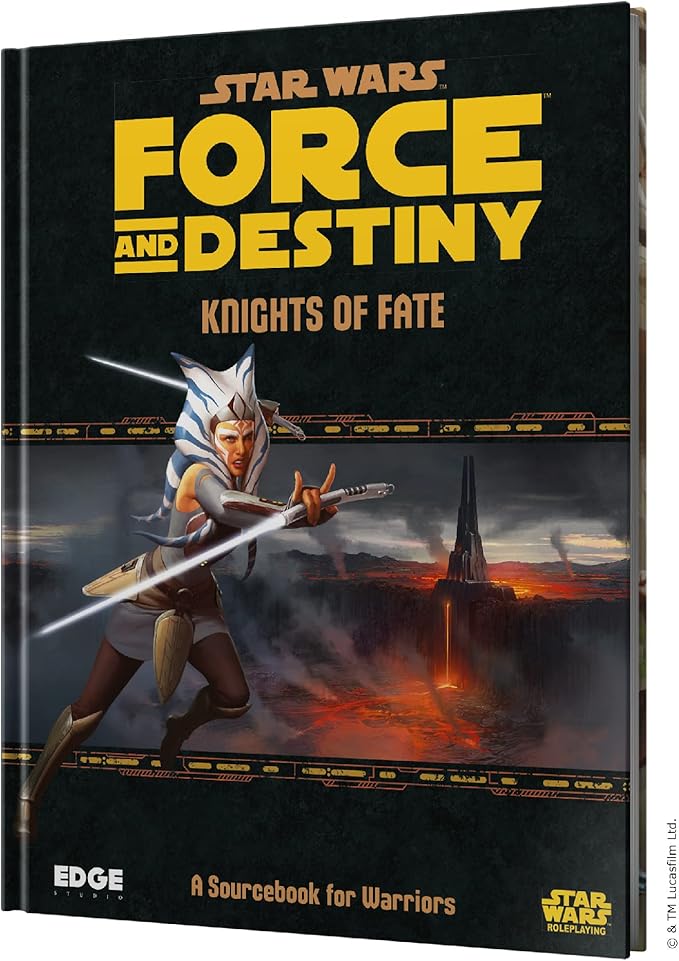 Star Wars Force and Destiny Game Knights of Fate Expansion Roleplaying Game Strategy Game for Adults and Kids Ages 10+ 2-8 Players Average Playtime 1 Hour Made by Edge Studio