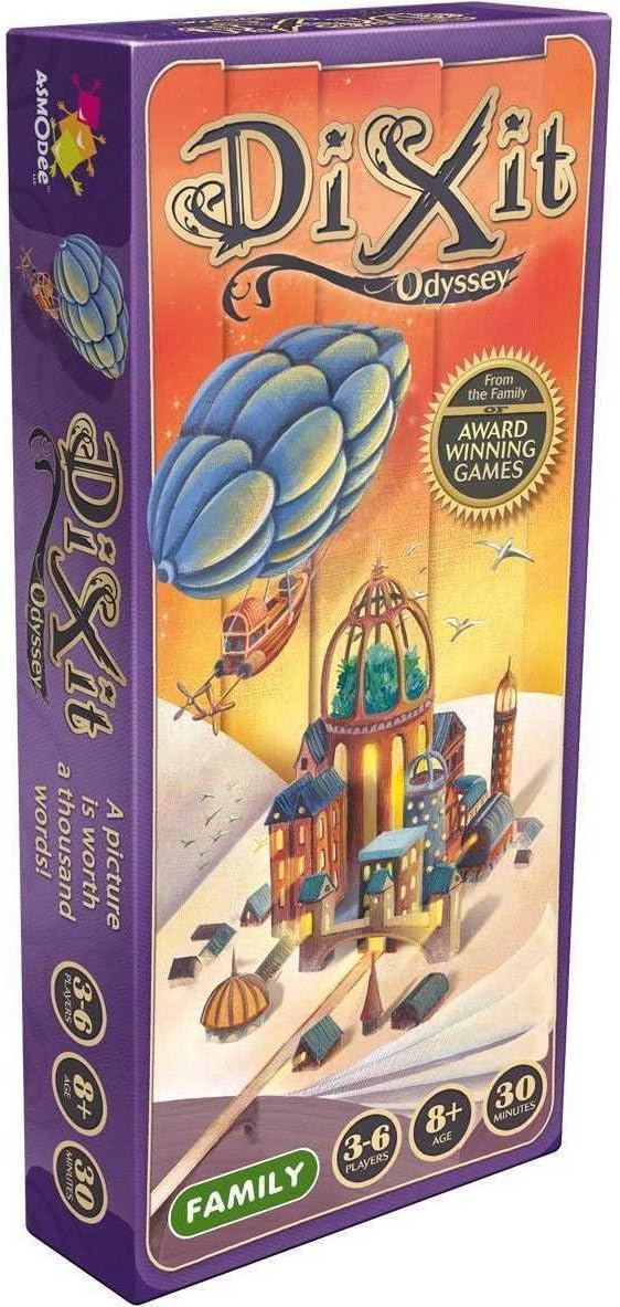 Dixit Odyssey Board Game EXPANSION - Enrich Your Imagination with 84 New Cards! Creative Storytelling Game Fun Family Game for Kids &amp Adults Ages 8+ 3-6 Players 30 Min Playtime Made by Libell
