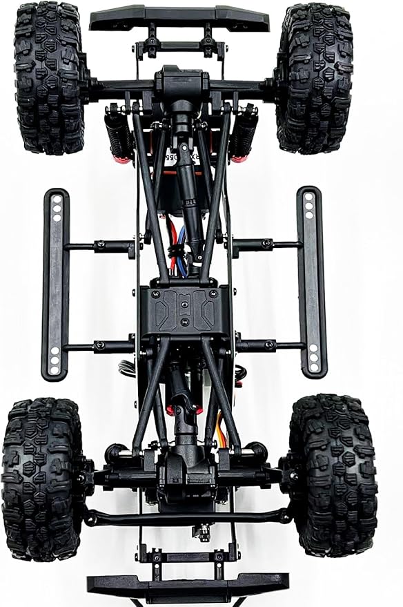 HOBBYPLUS CR-18P V3 Brushless Rushmore in Metallic Cyan - 1/18 Scale RC Truck Crawler with Off-Road RC Trucks Features Portal Axles &amp Metal Gears - Ready-to-Run (1810416-V3)