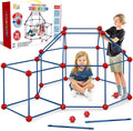 SpringFlower Fort Building Kit for KidsSTEM Construction Toys Educational Gift for 3 4 5 6 7 8 9 10 11 12 Years Old Boys and GirlsUltimate Creative Set for Indoor &amp Outdoors Activity100 Pcs