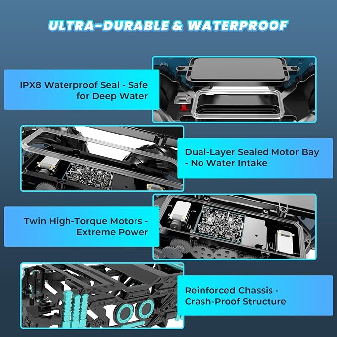 Children's Remote Control Car: Cyberpunk 4WD Off-Road Amphibious Standard Version