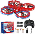 Spider Drones for Kids 8-12: Stunt Drone 5D Obstacle Avoidance RC Quadcopter 3D Flips Auto Hovering LED Lights Indoor Outdoor Remote Control Helicopter for Boys Girls Adults
