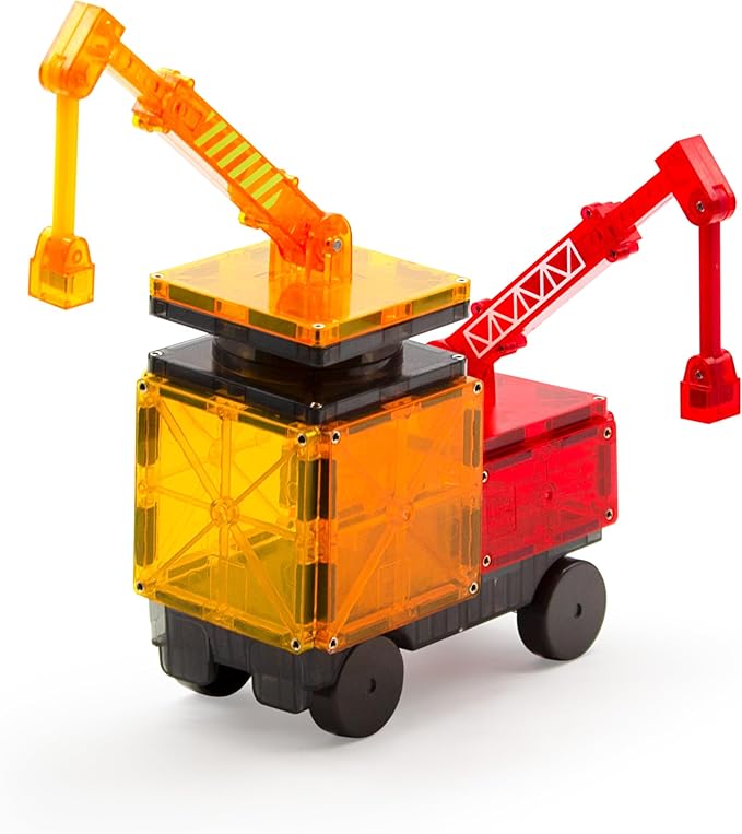 MAGNA-TILES Builder 32-Piece Magnetic Construction Set The ORIGINAL Magnetic Building Brand