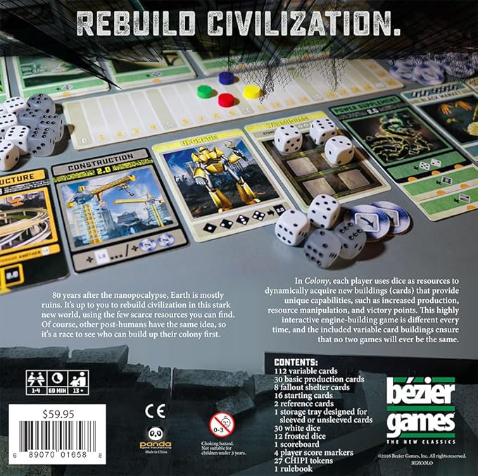 Bezier Games Colony Board Game