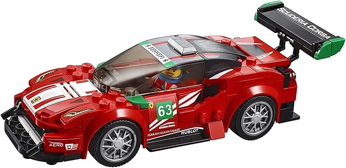 LEGO Speed Champions Ferrari 488 GT3 “Scuderia Corsa” 75886 Building Kit (179 Pieces)