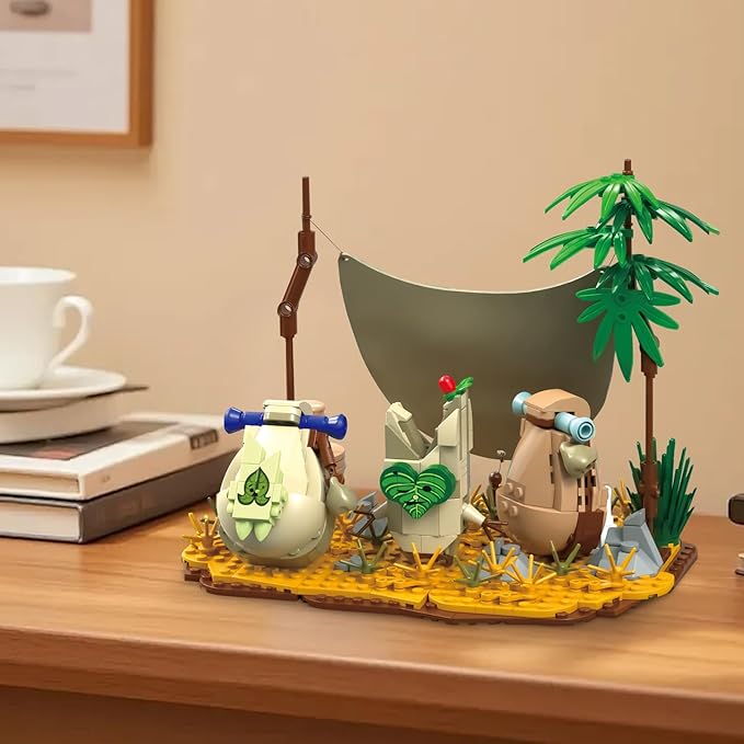 Koroks Building Set- Compatible with Lego for Adults Link’s Forest Spirit Companion Rescue Set for BOTW Fans Great Toys Gifts for Fans Adults
