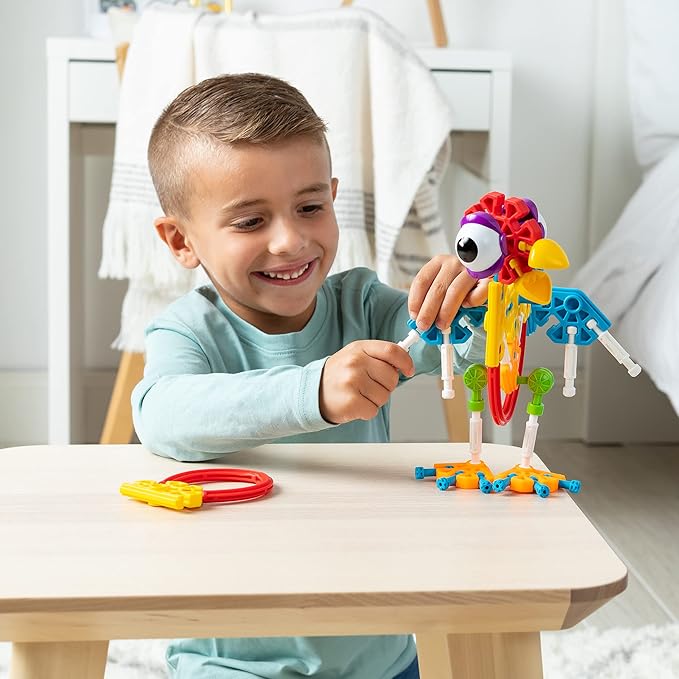 Kid K'NEX - Farmin' Friends Set‚ 65 Pieces STEM Building Creative Construction Play‚ Ages 3+