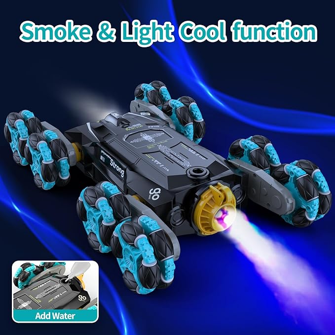 8WD Gesture Sensing RC Stunt Cars - Toys Gifts for Kids 8 9 10 11 12 Year Old Boys Girls2.4Ghz Remote Control CarsTransform Drift Off Road Vehicle for Children Birthday Presents
