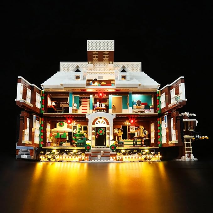 Upgraded Led Light Kit for Lego Ideas Home Alone Building Set Compatible with Lego 21330 Gift Idea for Millennials (Model Not Included)