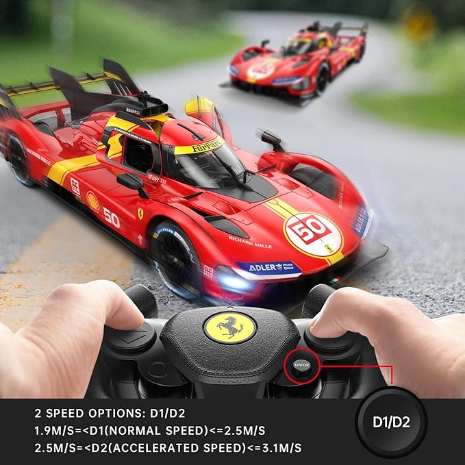 RASTAR RC Cars 1/14 Ferrari 499P Le Mans Hypercar Remote Control Sports Car Ferrari RC Drift Cars for Adults Ferrari Toy Car for Kids 2.4G