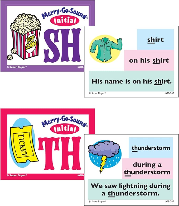 Super Duper Publications | Merry-Go-Sound® Word Phrase &amp Sentence Articulation Board Game | Educational Learning Resource for Children