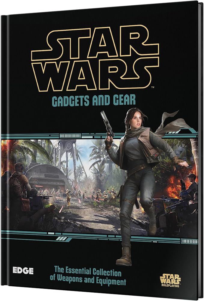 Asmodee Star Wars: Roleplaying Game Gadgets and Gear SOURCEBOOK - Weapons Armor &amp Attachments for Edge of The Empire Age of Rebellion &amp Force and Destiny RPG for Ages 14+ 3-5 Players