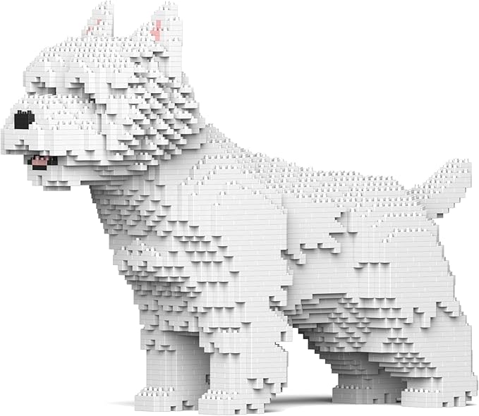 JEKCA West Highland White Terrier 02S | Dog Plastic Building Blocks | Age 14+