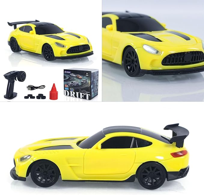 TOUCAN RC HOBBY RTR 4310 1/43 Remote Control Drift Car 4WD RC Racing Vehicles Radio Battery Light Effects No Sounds Mini Car Model Gift for Ages 14+
