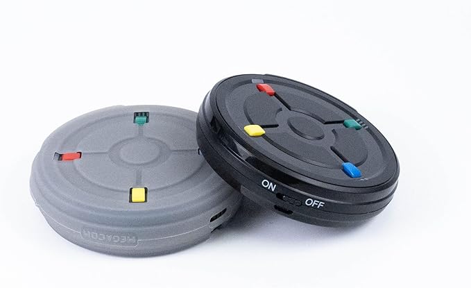 megacom CatchMon X for 4 Account Auto Catcher Compatible for Pokemon Go Plus - Without Vibration - Faster Bluetooth and Stable 65ft Connection Range for Pocket Go Game (4in1)