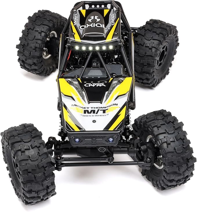 Axial RC Truck UTB18 Capra 4WS 1/18th 4x4 RTR (Comes with Everything Needed to Run) Yellow AXI-1750T2