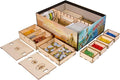 The Broken Token Game Organizer Compatible with Terraforming Mars: Ares Expedition - Wooden Game Organizing Box with Multiple Trays