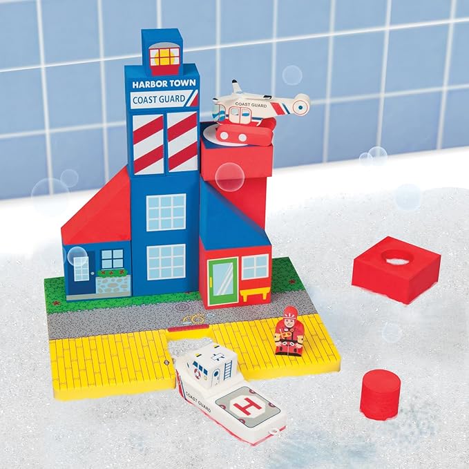 Floating Coast Guard Set Red &amp Whte