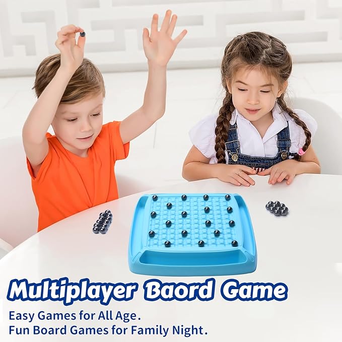 Magnet Game Board Game for Kids 8-12 Magnetic Games for Kids and Adults Family Game Night Gift for Kids Teen Adult 2-4 Players (Blue)