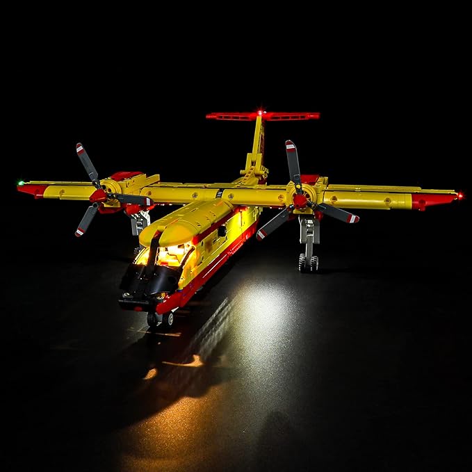 BRIKSMAX Led Lighting Kit for LEGO-42152 Firefighter Aircraft - Compatible with Lego Technic Building Blocks Model- Not Include Lego Set