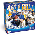 R&ampR Games 1st &amp Roll Football Board Game for Adults and Kids Ideal for Family Night