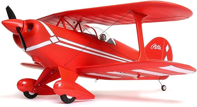 E-flite RC Airplane Pitts S-1S BNF Basic Transmitter Battery and Charger not Included with AS3X and Safe Select 850mm EFL35500