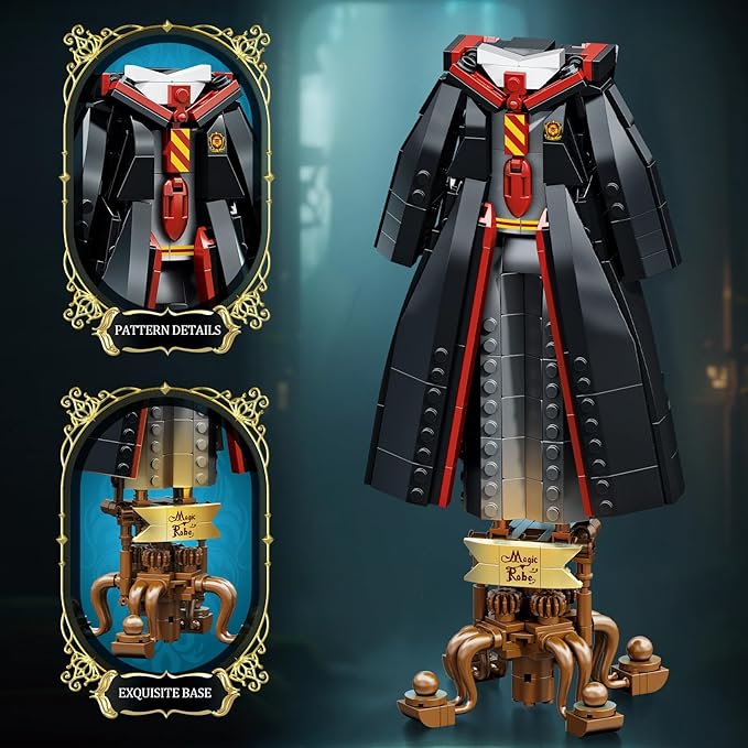 Magic Robe Building Set MOC Hary Robe Model Kit Creative Home Office Decor Toy Gift for Teens Adults 14+ (661PCS)