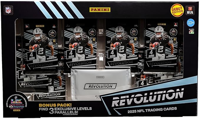 2025 Panini Revolution Football Debut Edition Trading Card Box