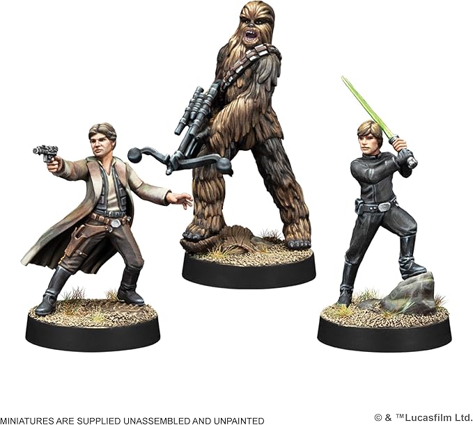Asmodee Star Wars: Legion Heroes of The Rebellion Character Pack - Tabletop Miniatures Game Strategy Game for Kids and Adults Ages 14+ 2 Players 90 Min Playtime