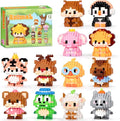 Party Favors Micro Animal Building Sets Easter 12 Pack Punch Box Surprise Mini Builds Goodie Bag Stuffers Gift Christmas Birthday Ages 14+
