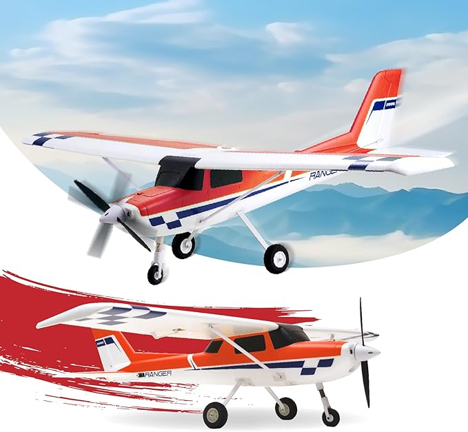 Fms Rc Planes for Adults Beginners 1220mm Ranger Remote Control Airplane with Reflex Red Hobby Rc Airplanes PNP (No Transmitter BatteryCharger)