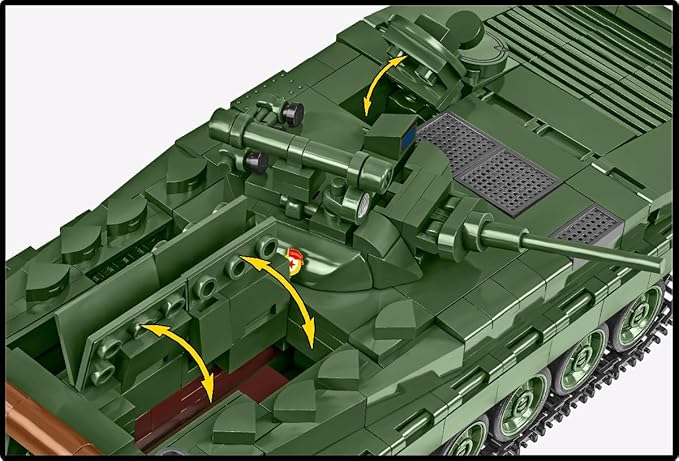 COBI Armed Forces BMP-1 (Boyevaya Mashina Pekhoty 2-in-1 DDR/RUS) Building Set 758 Pieces