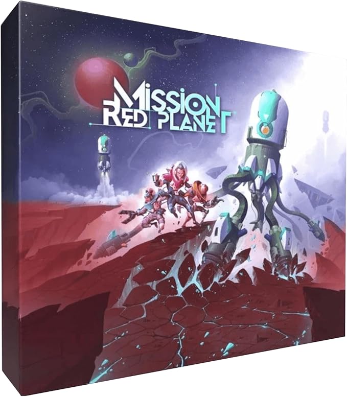 Mission Red Planet Board Game - Compete to Colonize Mars in a Space Exploration &amp Resource Management Strategy Game Fun for Teens &amp Adults Ages 14+ 2-6 Players 45-90 Minute Playtime