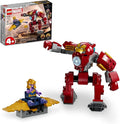 LEGO Marvel Iron Man Hulkbuster vs. Thanos 76263 Building Toy Set with Thanos and Iron Man Figures Hulkbuster Toy with Posable Mech for Super Hero Battle Action Fun Marvel Toy for Kids Ages 4 and Up