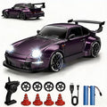 1:24 Scale RC Drift Car with LED Lights 25km/h 4WD High Speed Dual Batteries 50+ Min Play 2.4GHz Remote Control Multi-Surface Drift Tires Racing Toy Vehicle for Adults Boys Girls Royal Enforcer