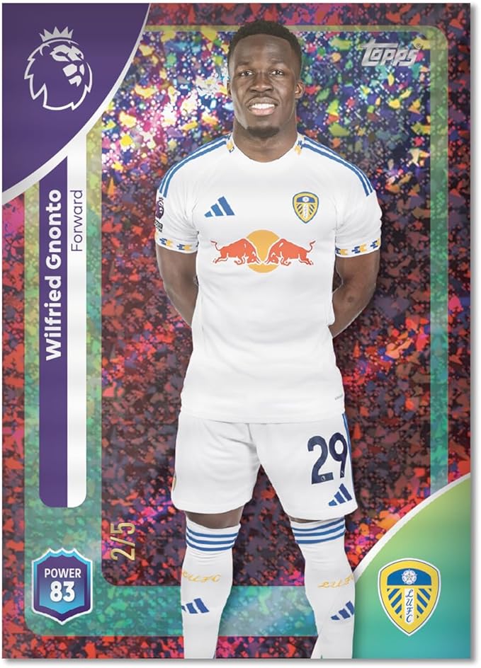 2025 Topps Premier League Debut Edition Cards - Random Mega Tin (40 Cards + 3 Exclusives)