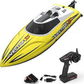 VOLANTEXRC RC Boat 20MPH Fast RC Boats for Adults 2.4Ghz Remote Control Boat for Pools and Lake with 2 Rechargeable Batteries Toys Gifts (Yellow)
